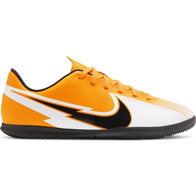 Nike Mercurial Vapor 13 Club Ic Jr AT8169 801 chaussures de football jaune jaune
