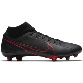 Chaussures de football Nike Mercurial Superfly 7 Academy FG / MG M AT7946 060 violet, noir le noir