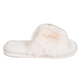 Bona Pantoufles Avec Fourrure beige Bona Pantoufles Avec Fourrure beige