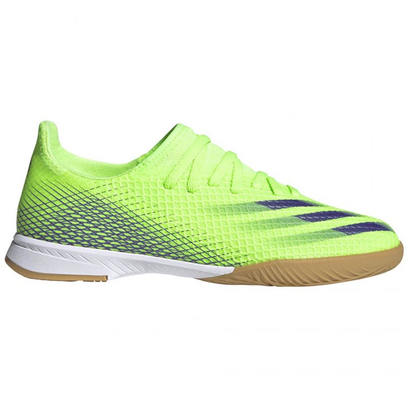 Chaussures de foot Adidas X Ghosted.3 In Jr EG8223 vert vert