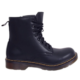 Bottines à lacets noir martensiaki NC1019 Noir