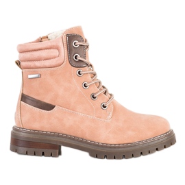 Super Mode Trappeurs confortables rose