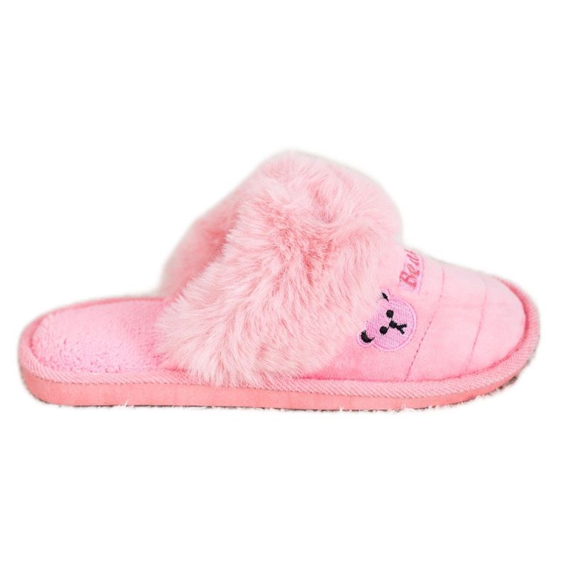 Bona Pantoufles Avec Fourrure D'ours rose Bona Pantoufles Avec Fourrure D'ours rose