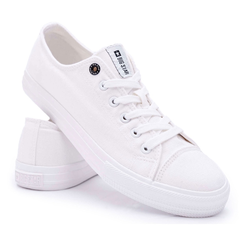 Baskets Basses Homme Big Star Blanc FF174337 blanche