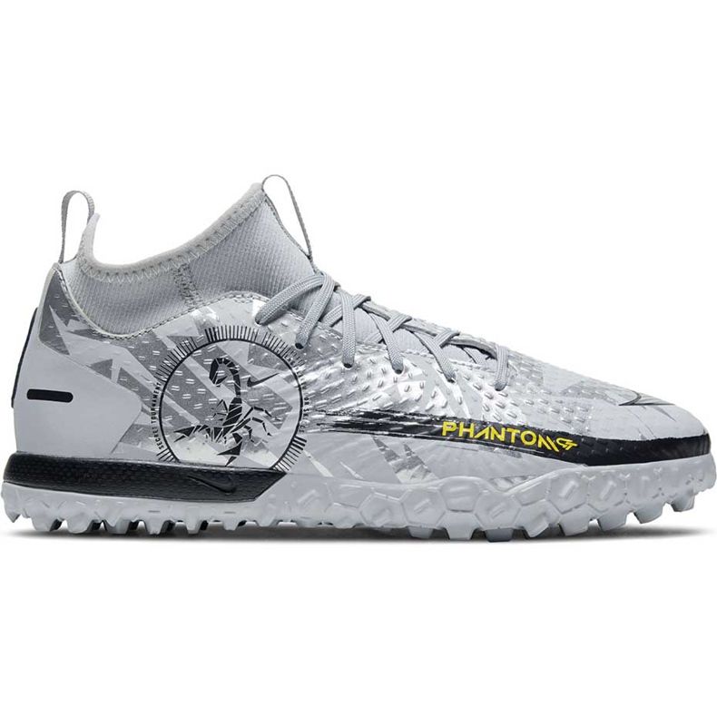 Nike Phantom Gt Scorpion Academy Dynamic Fit Tf Junior DA2289 001 chaussures de football argent argent