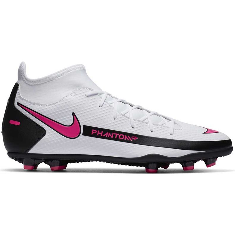 Nike Phantom Gt Club Df FG / MG CW6672 160 chaussures de football blanche Nike Phantom Gt Club Df FG / MG CW6672 160 chaussures de football blanche