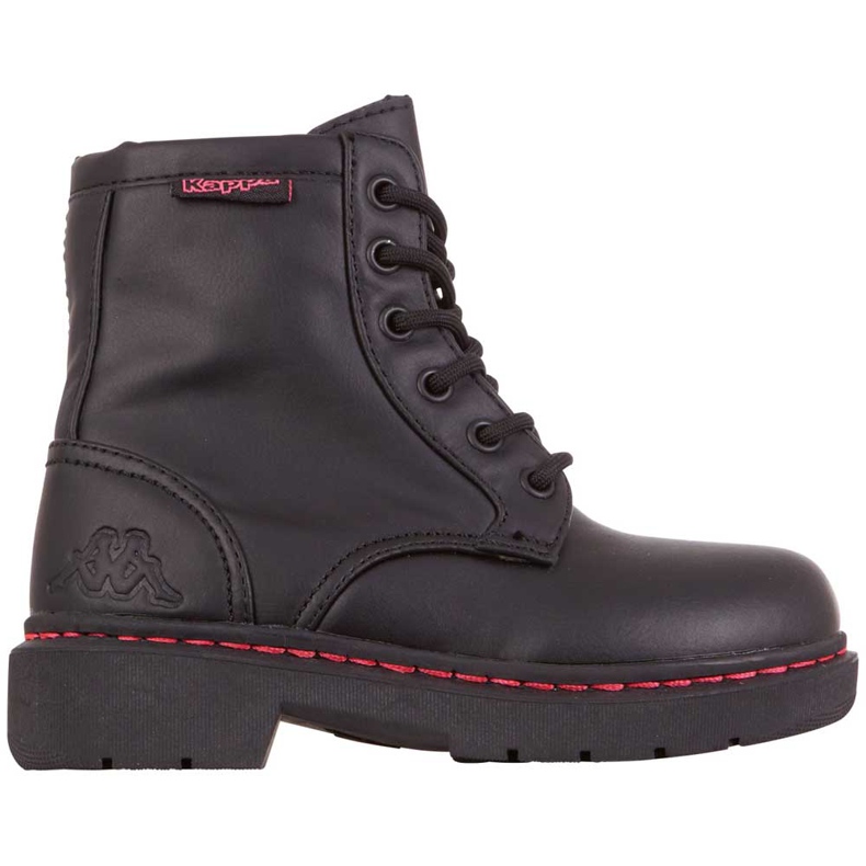 Kappa Deenish chaussures pour enfants noir et rose 260840K 1122 le noir