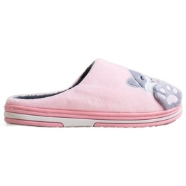 Bona Pantoufles Welcome Home rose gris Bona Pantoufles Welcome Home rose gris