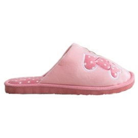 Bona Chaussons chauds Happy Comfort blanc rose