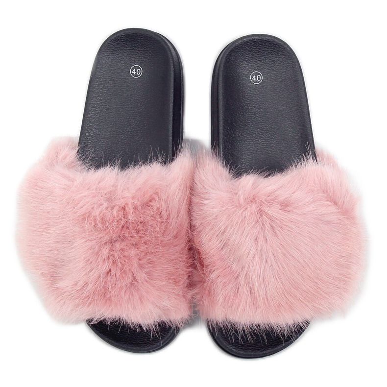 Chaussons avec fourrure rose sale CK107P D.PINK Chaussons avec fourrure rose sale CK107P D.PINK