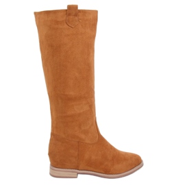 Bottes sur un camel compensé caché NC968P Camel brun multicolore Bottes sur un camel compensé caché NC968P Camel brun multicolore