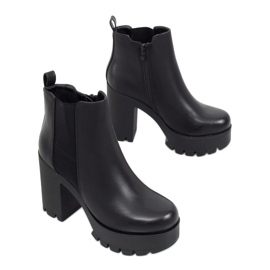Noir RB40P Bottines compensées noires