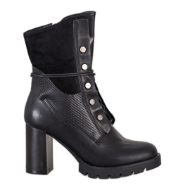 Super Me Bottes de mode le noir