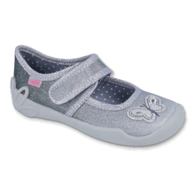 Befado chaussures pour enfants 123X034 argent gris