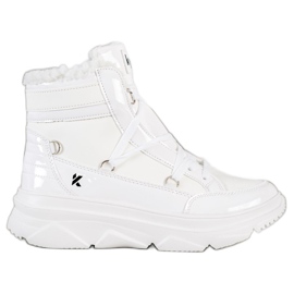 Kylie Trappeurs à la mode blanche