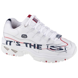 Skechers Energy-Genuine Look W 13407-WNVR Chaussures blanc noir