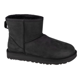 Bottes Ugg W Classic Mini Cuir W 1016558-BLK le noir
