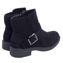 Bottines femme noires E2210 Noir