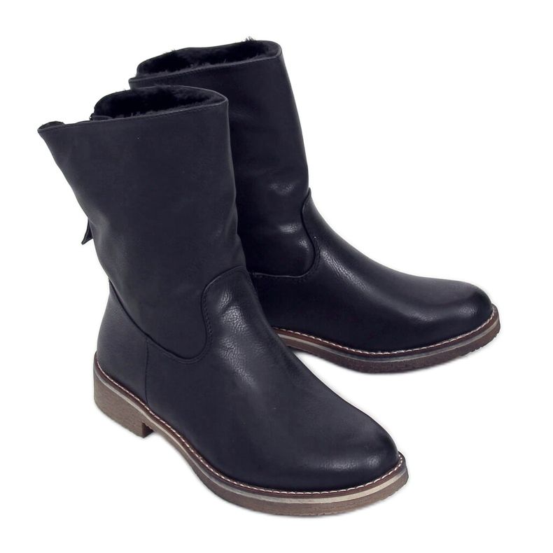 Bottes noires à isolation épaisse Z141 Black le noir