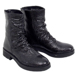 Bottines femme noires RB74 Noir