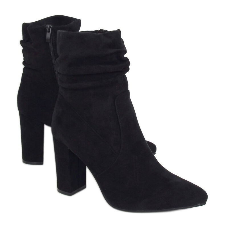 Bottines noires à talons WS005 Black Ii Genre le noir