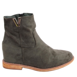 Vert ZT1013 Bottes vertes sur un coin caché