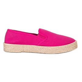 SHELOVET Espadrilles Fuchsia rose