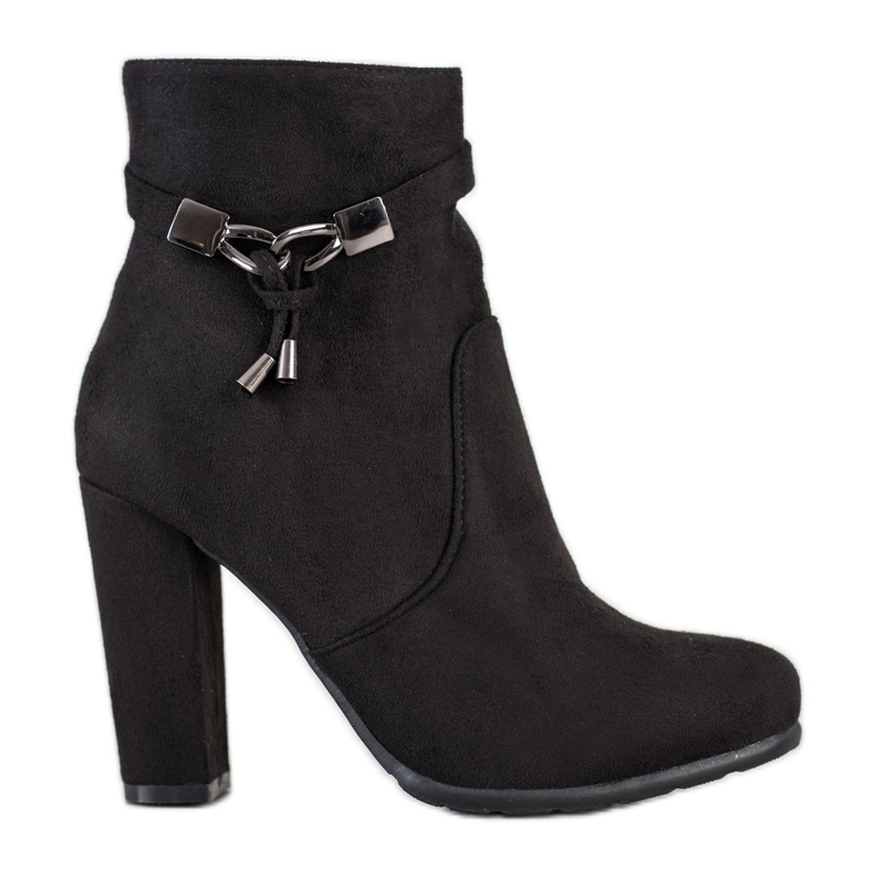 Abloom Bottines en daim élégantes le noir