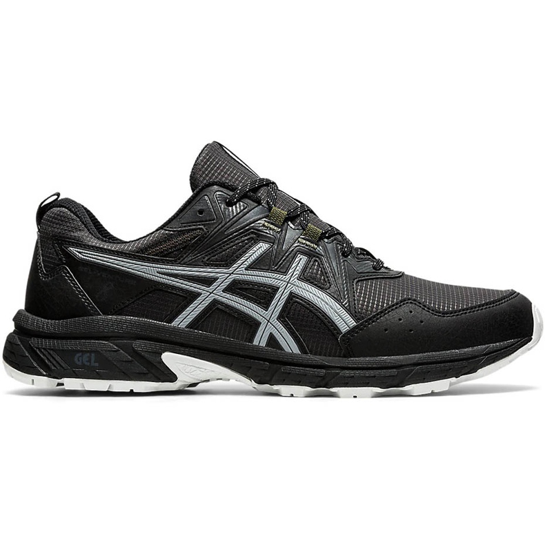 Chaussures de course pour hommes Asics Gel Venture 8 Awl graphite 1011A973 020 le noir multicolore gris