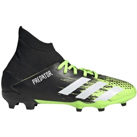 Chaussures de foot Adidas Predator 20.3 Fg Jr EH3024 orange, noir, vert le noir