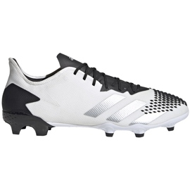 Chaussures de foot Adidas Predator 20.2 Fg FW9199 blanche