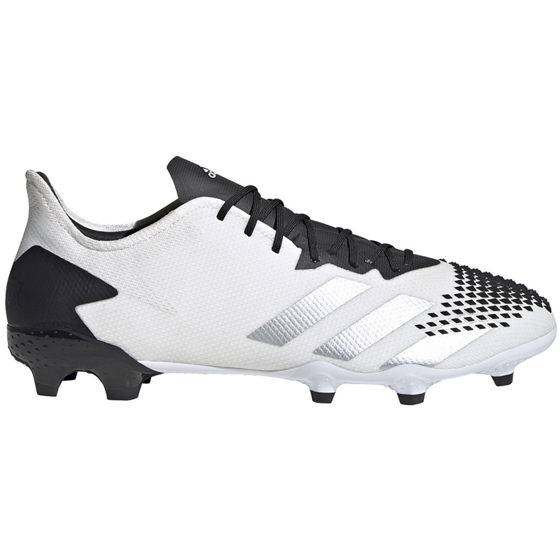 Chaussures de foot Adidas Predator 20.2 Fg FW9199 blanche