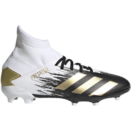 Chaussures de foot Adidas Predator 20.3 Fg Junior FW9215 blanc blanc