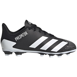 Chaussures de foot Adidas Predator 20.4 FxG Junior FW9221 noir noir