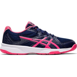 Asics Upcourt 3 chaussures de volley-ball pour femmes, bleu marine-rose 1072A012 407 Asics Upcourt 3 chaussures de volley-ball pour femmes, bleu marine-rose 1072A012 407