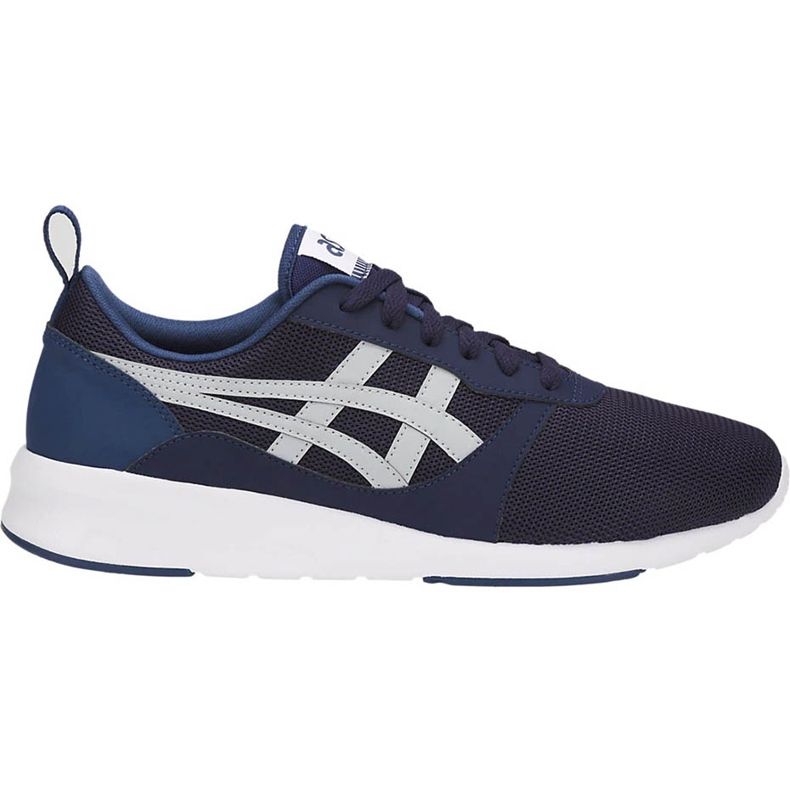 Chaussures pour hommes Asics Lyte Jogger bleu marine H832N 5896 blanche Chaussures pour hommes Asics Lyte Jogger bleu marine H832N 5896 blanche