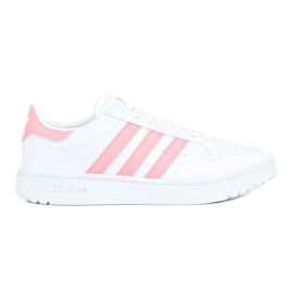 Chaussures Adidas Team Court Jr EG9089 blanche le noir