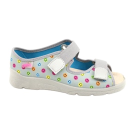 Befado chaussures pour enfants 869Y153 rose gris multicolore