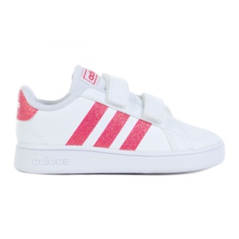 Chaussures Adidas Grand Court I Jr EG3815 blanc noir