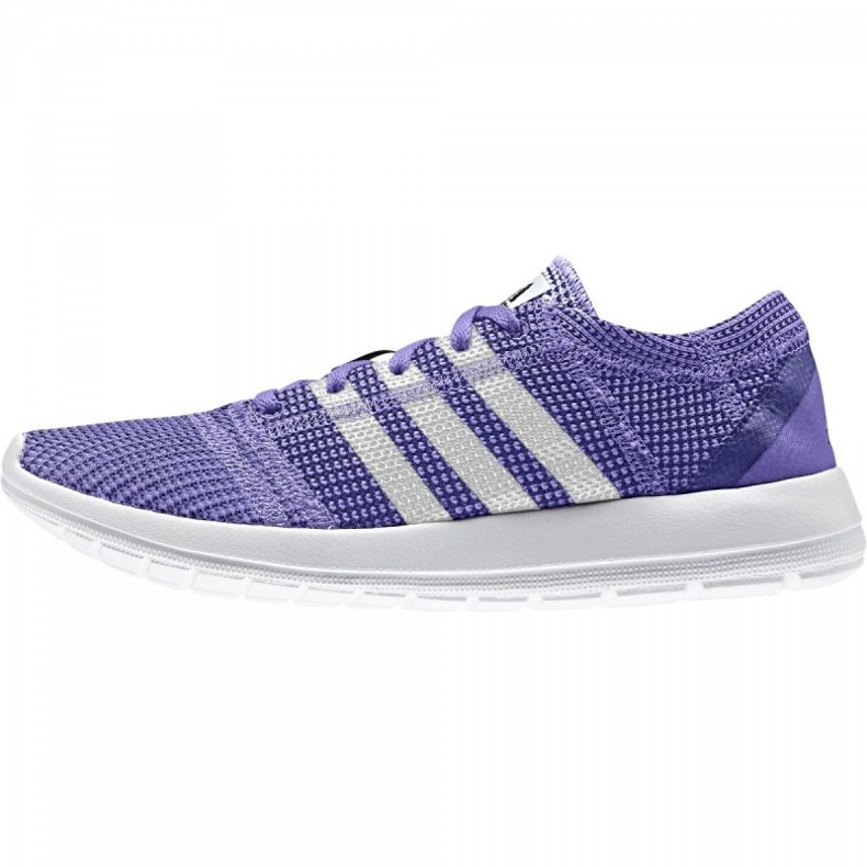 Chaussures de course adidas element affiner tricot W B40629 violet bleu