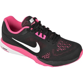 Chaussure de course Nike Tri Fusion Run W 749176-001 le noir rose
