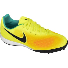 Nike Magista Opus Ii Tf Jr 844421-708 chaussures de football jaune jaunes