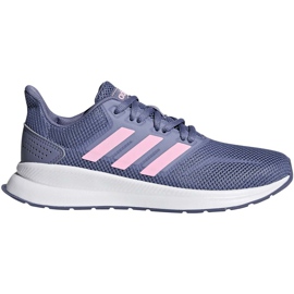 Chaussures de course pour enfants Adidas Falcon K violet F36541 Chaussures de course pour enfants Adidas Falcon K violet F36541