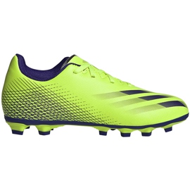 Chaussure de foot adidas X Ghosted.4 FxG Junior vert EG8220