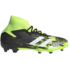 Adidas Predator Mutator 20.1 Fg Junior chaussures de football vert-noir EH3017