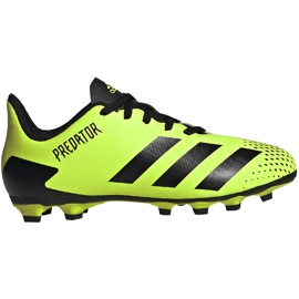 Chaussure de foot adidas Predator 20.4 FxG Junior vert-noir EH3037