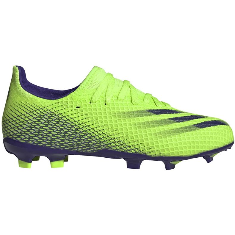 Chaussures de football Adidas X Ghosted.3 Fg Junior vert EG8212