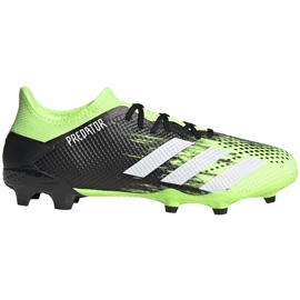 Chaussures de football adidas Predator 20.3 L Fg vert et noir EH2922