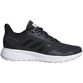 Chaussures running femme adidas Duramo 9 gris foncé B75990 noir multicolore