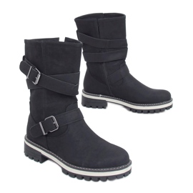 Bottes sur le protecteur noir 9671 Noir